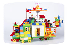Load image into Gallery viewer, 253Pcs Duploe Train Park Windmill House Building Blocks