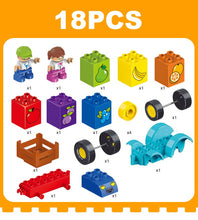 Load image into Gallery viewer, 18Pcs Happy Orchard Large Size Building Blocks Fruits