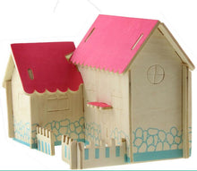 Load image into Gallery viewer, Simulation Log Cabin Toy Model 3D