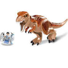 Load image into Gallery viewer, 2Pcs Sets 79151 Jurassic Dinosaur World Figures Tyrannosaurs Rex