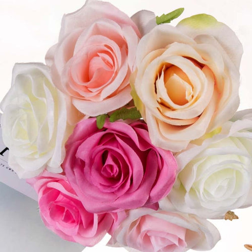 5Pcs/Unit Artificial Peonies Heads Fake Peony Roses Flowers - Combo 5 Units