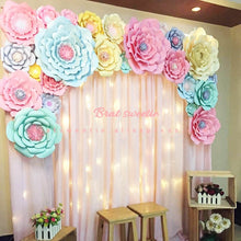 Load image into Gallery viewer, Artificial Flowers Paper Pom Poms Fake Flower Roses - Combo 5 Units
