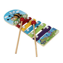 Load image into Gallery viewer, Colorful Baby Kids Musical Toys 5-Note Bee Pattern Xylophone - Combo 5 Units