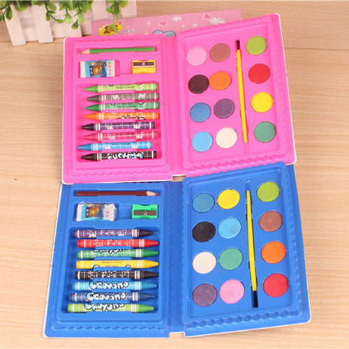 1 Set Kids Drawing Kit Creativity Watercolor Pencil