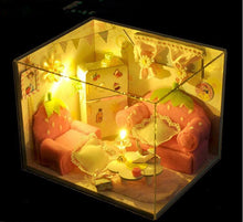 Load image into Gallery viewer, Handmade Doll House Furniture Miniatura Diy Doll Houses