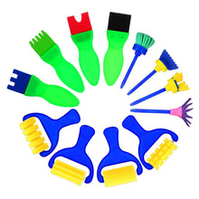 Load image into Gallery viewer, 17Pcs Diy Painting Tool Kit Sponge Brush Paint Brush