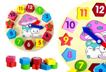 Load image into Gallery viewer, Montessori Materials Rabbit Clock Toy
