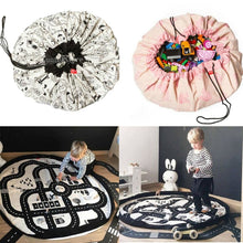 Load image into Gallery viewer, 2 In 1 Foldable Baby Play Mat Toys Storage Bag