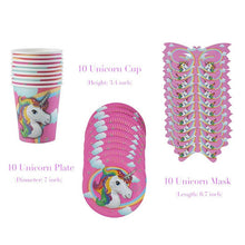 Load image into Gallery viewer, Unicorn Party Birthday Table Ch - Combo 5 Units