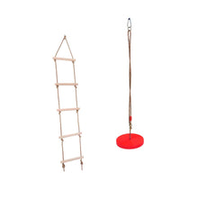 Load image into Gallery viewer, 2Pcs Set 120Kg Climbing Ladder Rope Ladder +Swing Disc Seat