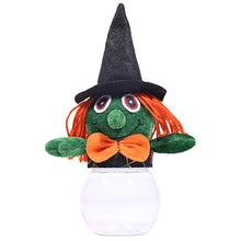 Load image into Gallery viewer, Decoration Horror 15Cm Plush Pumpkin Witch Vampire Black Cat Candy Jar Halloween Decorations - Combo 4 Units