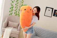 Load image into Gallery viewer, 1Pc 95Cm Big Size Simulation Smile Face Carrot Plush