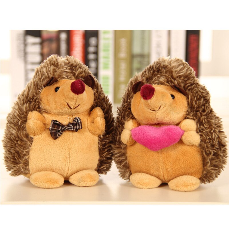 2 Pcs Set Cute Lovely Soft Hedgehog Animal Doll