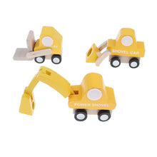 Load image into Gallery viewer, 12Pcs Mini Wooden Vehicle Car Color Shape