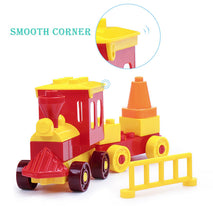 Load image into Gallery viewer, 216Pcs Diy Colorful City House Roof Big Particle Building Blocks