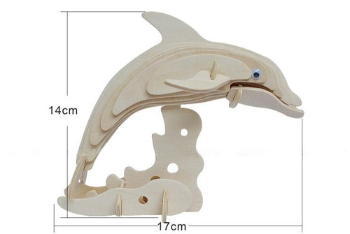 Dolphins Toy Model 3D