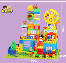 Load image into Gallery viewer, 150Pcs Happy Amusement Park Big Building Block Set