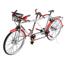 Load image into Gallery viewer, 1.10 Miniature Diecast Tandem Bike Bicycle