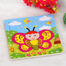 Load image into Gallery viewer, Wooden Animal Honeybee Jigsaw Toys - Combo 5 Units
