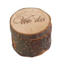 Load image into Gallery viewer, Rustic Wedding Ring Box Bearer Wooden - Combo 5 Units