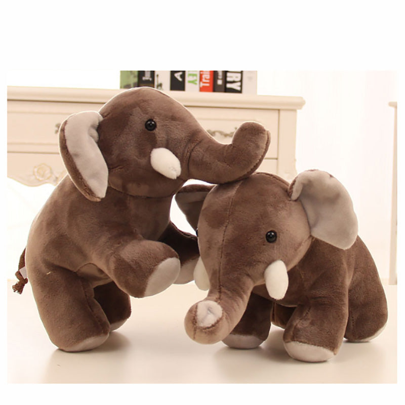 25 20Cm Simulation Elephant Hippopotamus Rhinoceros Plush Toy