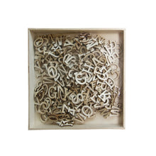 Load image into Gallery viewer, 260Pcs Wooden Alphabet Letter Cards Board With Storage Box