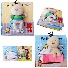 Load image into Gallery viewer, Baby Ch Book Washroom Puzzle Study Take A Bath Go To The Toilet Ring Papers - Combo 4 Units