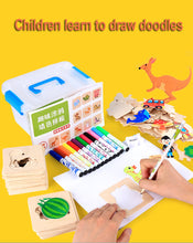 Load image into Gallery viewer, 117Pcs Baby Colour Copy Painting Template Suit