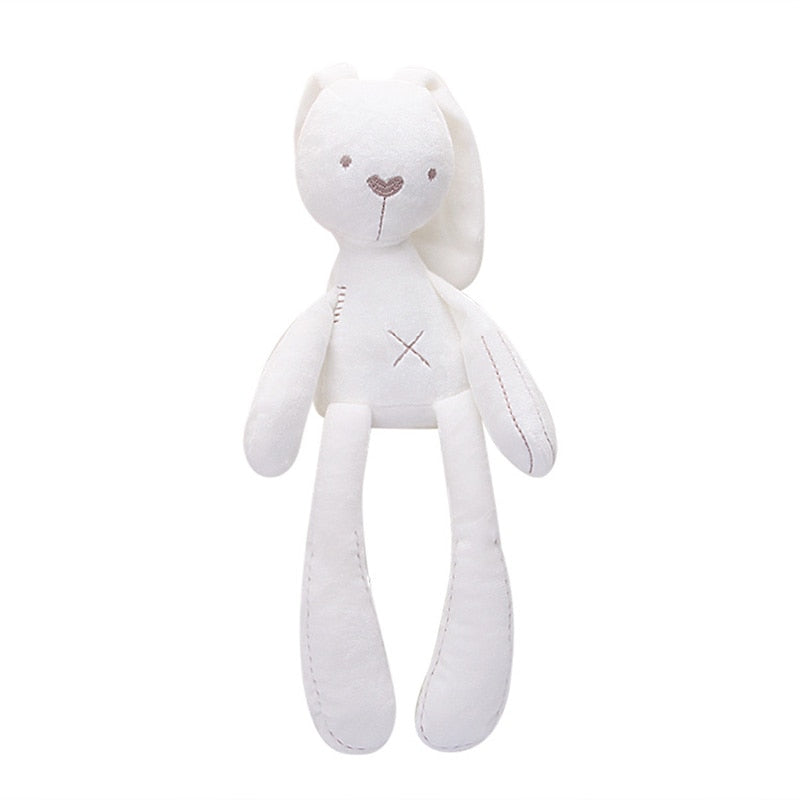 Pink White 40Cm Baby Rabbit Sleeping Comfort Doll Plush Toys Combo 2 Units