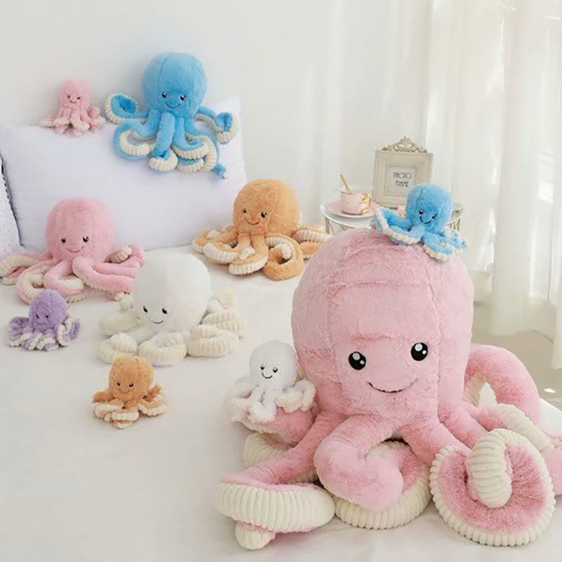 Octopus Plush Toys Creative Cute Dolls & Stuffed Toys 18 Cm - Combo 5 Pcs