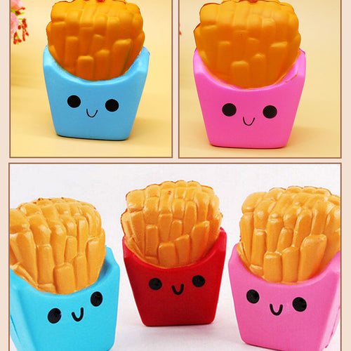 Super Squishy Potato Box Jumbo Squeeze French Fries Squish Antistress Toys N3 Red
