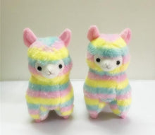 Load image into Gallery viewer, 1Pc 17Cm Rainbow Alpaca Vicugna Pacos Plush Toy