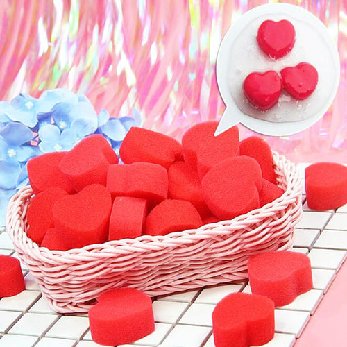 10 Pcs Children Fluffy Limo Accessories Red Love Toys For Children Girl