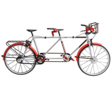 Load image into Gallery viewer, 1.10 Miniature Diecast Tandem Bike Bicycle