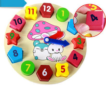 Load image into Gallery viewer, Montessori Materials Rabbit Clock Toy