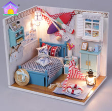 Load image into Gallery viewer, Creative Summer Diy Wooden Miniatura Doll House