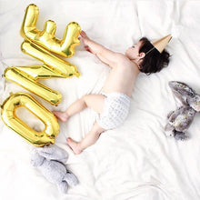 Load image into Gallery viewer, Rose Gold Oh Baby Wild One Letter Foil Balloons - Combo 5 Units