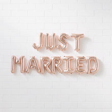 Load image into Gallery viewer, 16Inch Rose Gold Balloon Bride To Be Letter Foil Balloons - Combo 5 Units