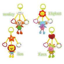 Load image into Gallery viewer, Cartoon Monkey Baby Bed Stroller Hanging Rattles - Combo 5 Units