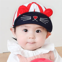 Load image into Gallery viewer, Cute Baby Hats Boys Girls Cat Stripe Cap - Combo 5 Units