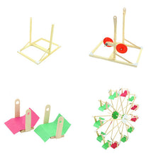 Load image into Gallery viewer, 1 Set Diy Creative Children Wooden Ferris Wheel 3D Puzzles Building Model