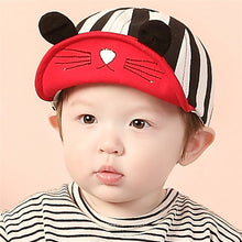 Load image into Gallery viewer, Cute Baby Hats Boys Girls Cat Stripe Cap - Combo 5 Units