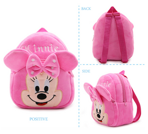 Plush Toy Backpack For Children - Pink Minnie