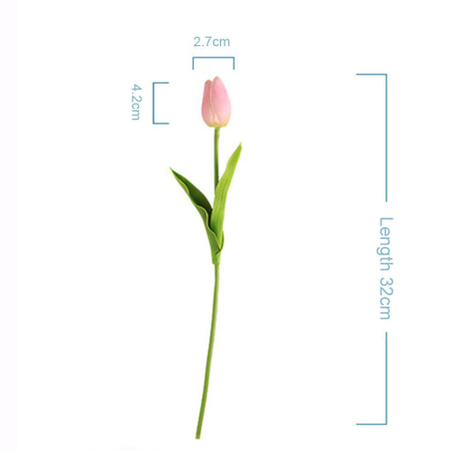 11Pcs Lot Real Touch Fake Tulip Flower Artificial