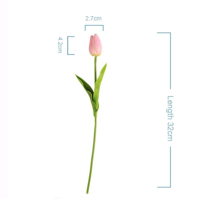 11Pcs Lot Real Touch Fake Tulip Flower Artificial