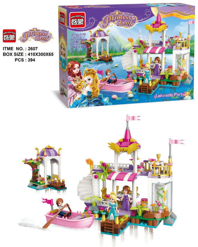2607 394Pcs Girl Friends Princess Wonderland Lake Garden