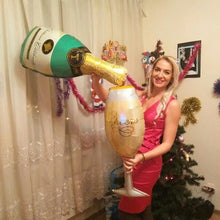 Load image into Gallery viewer, Champagne Cup Foil Balloons Birthday Party - Combo 5 Units