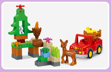 Load image into Gallery viewer, 138Pcs Tiger Deer Elephant Jungle Animal Building Blocks