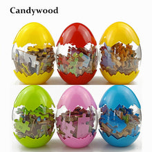 Load image into Gallery viewer, 12 Styles Dinosaur Egg Puzzle Boys Wooden Toys
