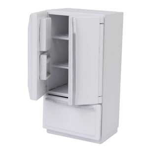 1.12 Scale Dollhouse Furniture Wooden Refrigerator Model